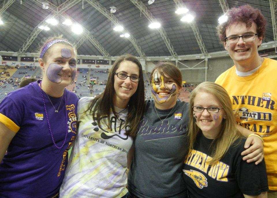 Homecoming festivities in the UNI-Dome!